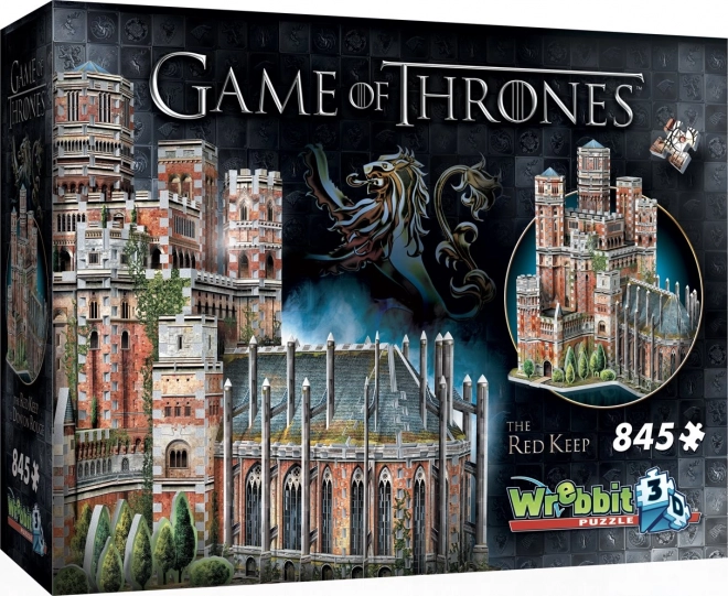 Puzzle 3D Red Keep inspirat de Game of Thrones