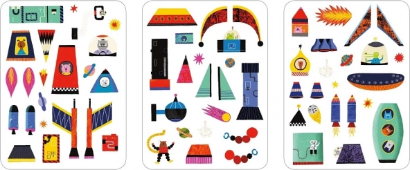 Set magnetic Mudpuppy Construiește-ți o Rachetă