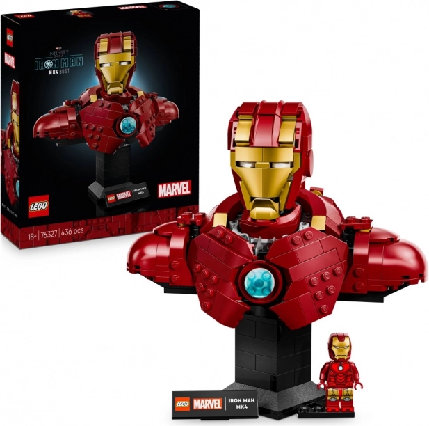 LEGO Marvel Bustul Iron Man MK4