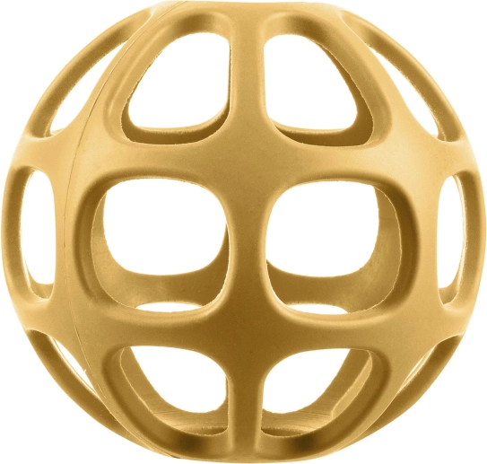 Jucărie de dentiție din silicon Round, Mustard Yellow