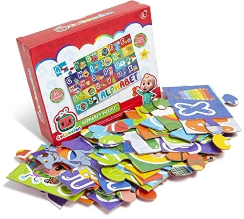 Puzzle mare cu alfabet Cocomelon