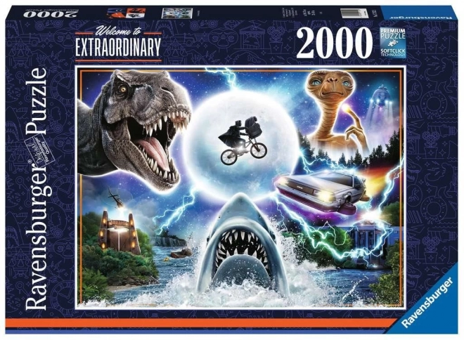 puzzle 2000 piese Jurassic Park de Ravensburger