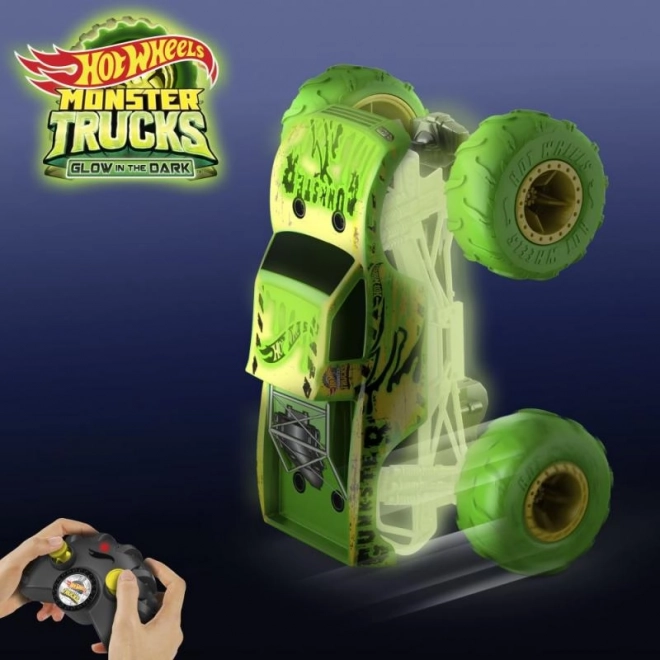 HW RC MONSTER TRUCKS GUNKSTER LUMINOS ÎN ÎNTUNERIC 1:15