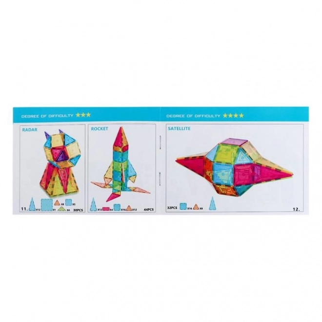 Klocki magnetice WOOPIE Montessori 3D