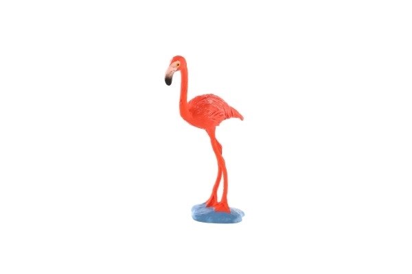 Figurină plastic flamingo din Caraibe 9cm