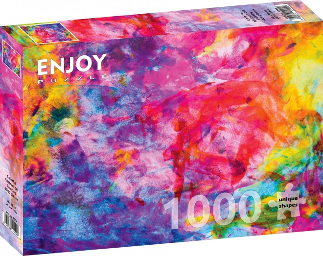 Puzzle abstracție în ulei 1000 piese