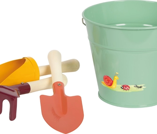 Set de unelte de grădinărit cu găleată pentru copii Tiny Garden