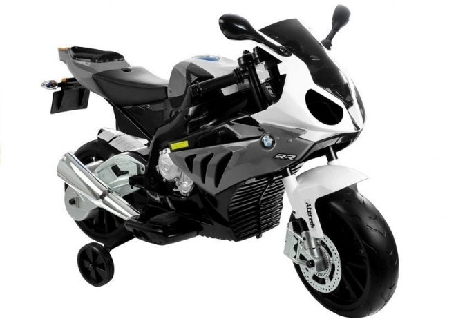 Motocicletă electrică pentru copii BMW S1000RR argintie