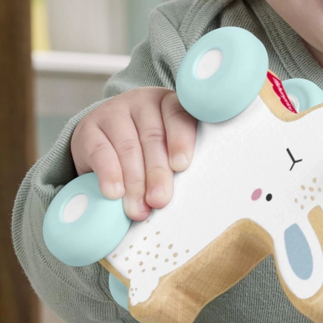 Fisher-Price Iepuraș din lemn pe roți