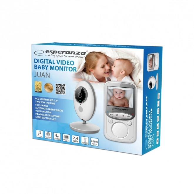 Niania electronică Esperanza Juan cu ecran LCD