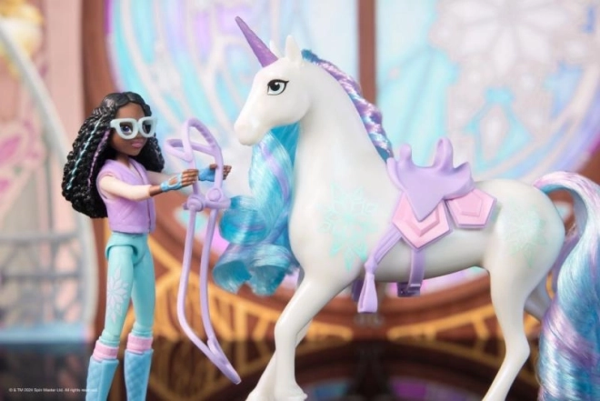 Set figurine Layla și Fulg de la Unicorn Academy