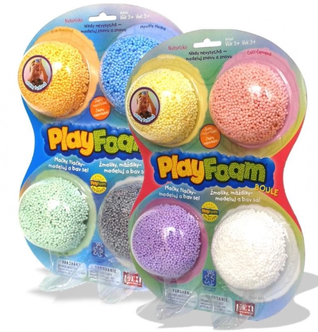 Set modelină PlayFoam fără murdărie, 2 pachete