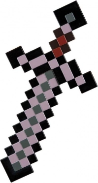 Minecraft sabie din netherit – replică din plastic