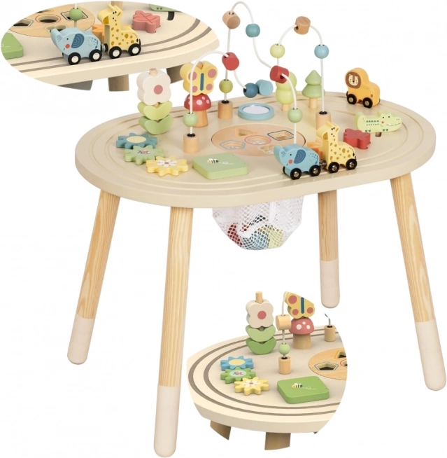 Măsuță Activități din Lemn Safari TOOKY TOY