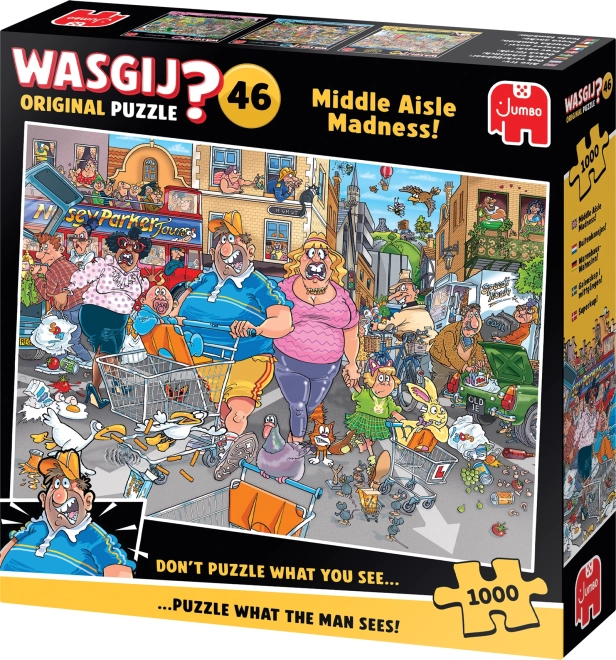 Puzzle Jumbo Wasgij: Nebunia Străzii Centrale 1000 piese