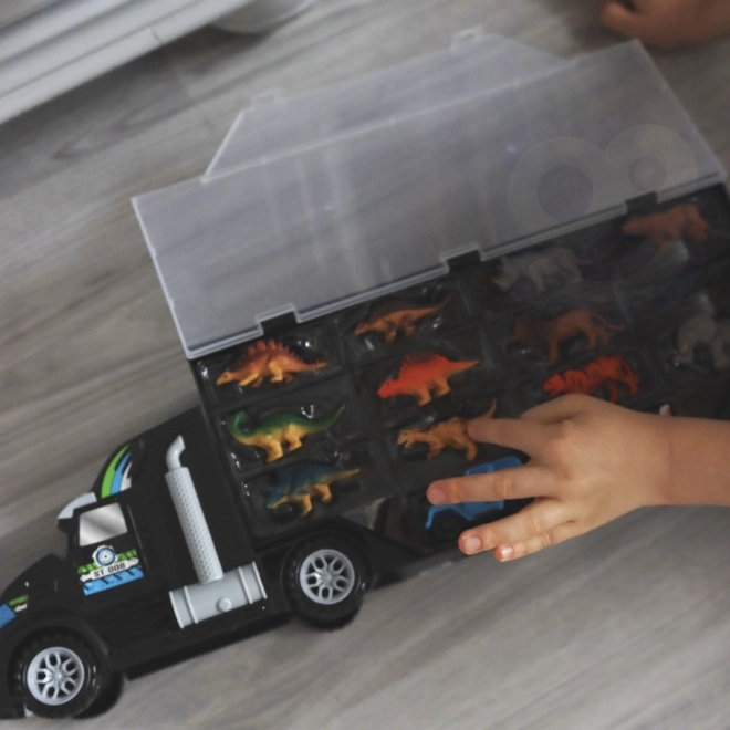 Woopie camion cu dinozauri