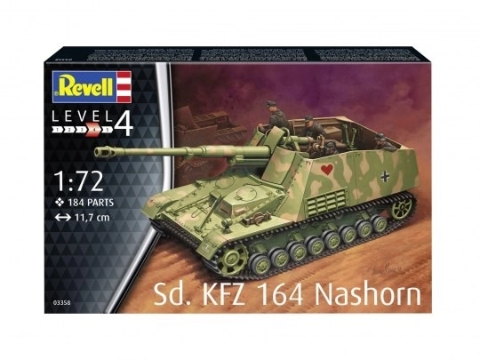 Model de plastic Sd.Kfz. 164 Nashorn 1/72