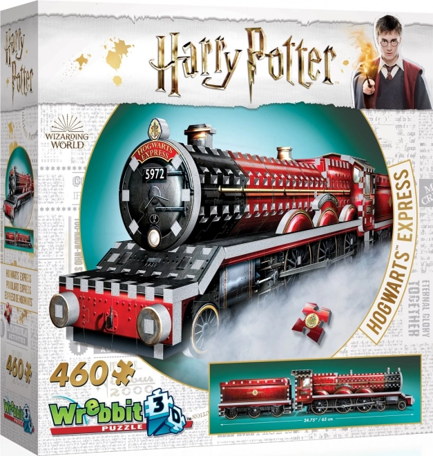 Puzzle 3D Wrebbit Harry Potter: Expresul de la Hogwarts 460 de piese