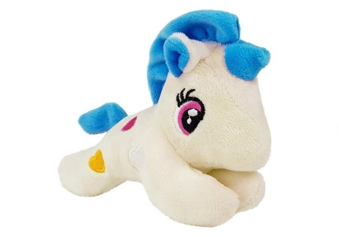 Unicorni mic cu transportor jucărie de pluș