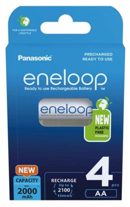 Acumulatori AA Eneloop 2000 mAh pachet 4