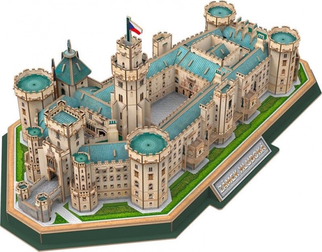 Puzzle 3D Castelul Hluboká CubicFun