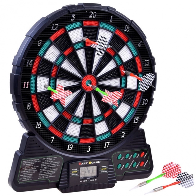 Ţintă electronică pentru darts cu 18 jocuri