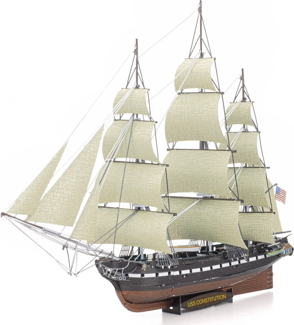 Piesă premium de puzzle 3D Metal Earth: Nava USS