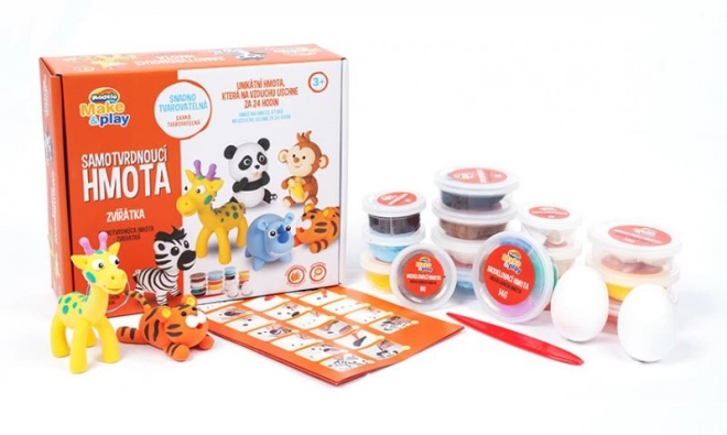 Pastă de modelaj cu întărire naturală – animale