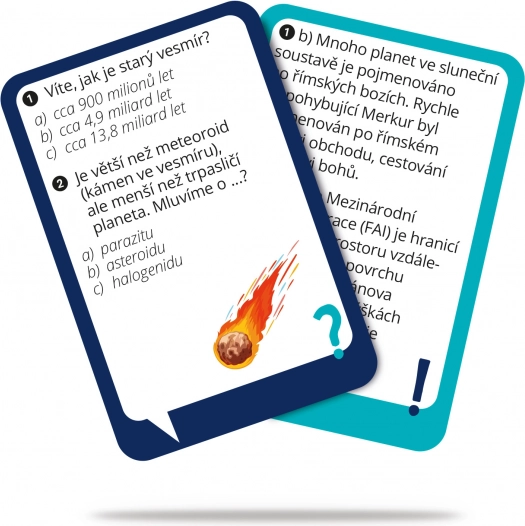 Chestionare de buzunar Junior – Joc de călătorie în spațiu