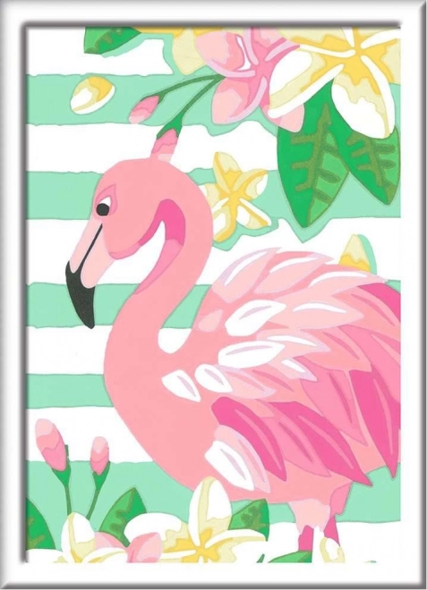 CreArt pictură după numere râul flamingo