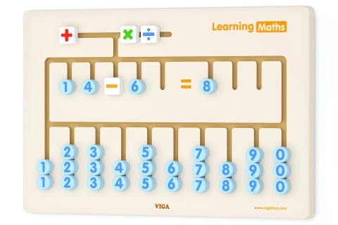 Joc de perete din lemn pentru numărare