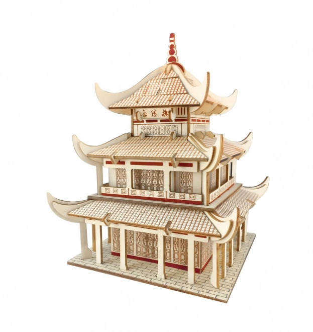 Puzzle 3D din lemn Turnul Yueyang