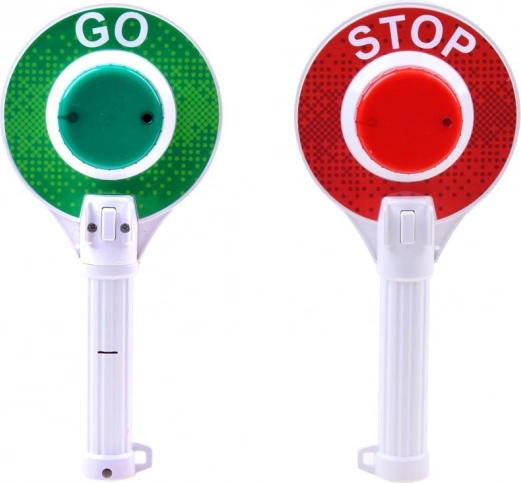 Semnal STOP/GO cu două fețe