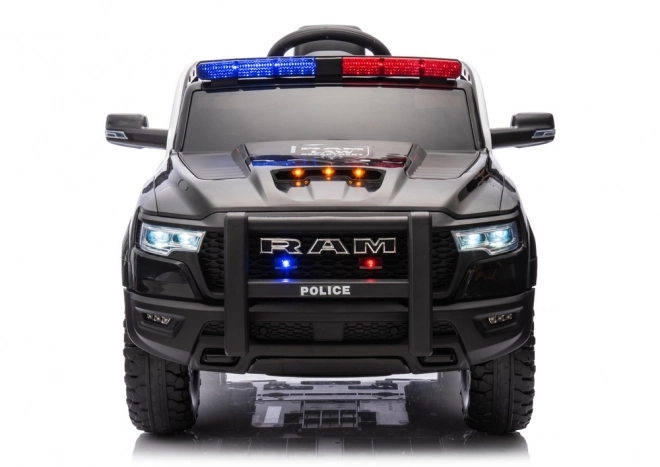 Mașină Electrică pentru Copii Dodge Ram Poliție Negru