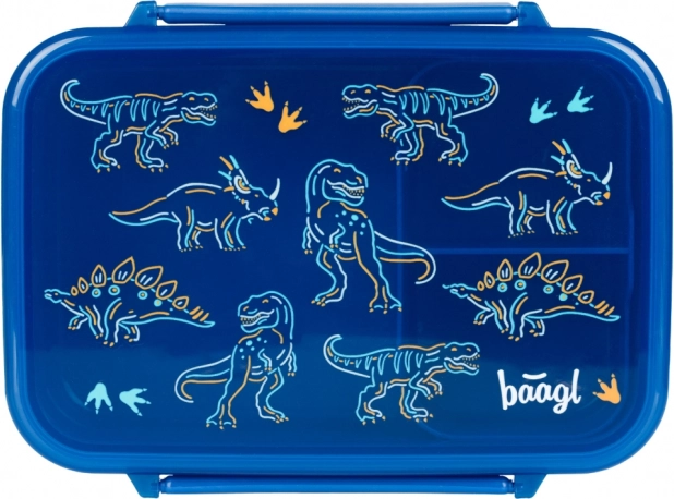 Cutie de gustări BAAGL cu compartimente Dino