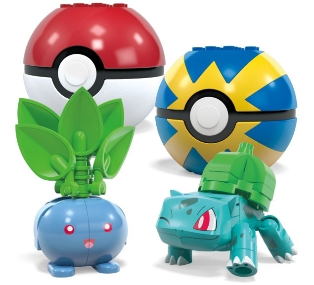 Set de construcție echipa Pokémon de tip plantă