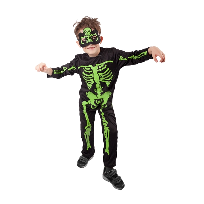 Costum de schelet neon pentru copii