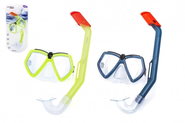 Set de scufundare mască + tub snorkel 32cm 2 culori în blister 7+