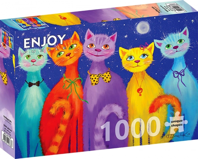 Puzzle Pisici Zâmbitoare 1000 de piese