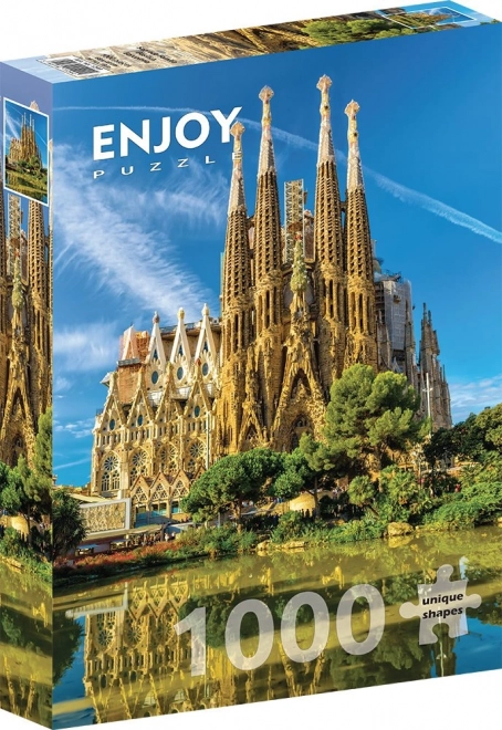 Puzzle Bazilica Sagrada Familia, Barcelona 1000 piese