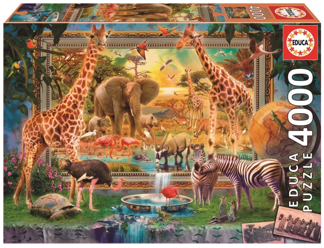 Puzzle Savana Prinde Viață 4000 de Piese