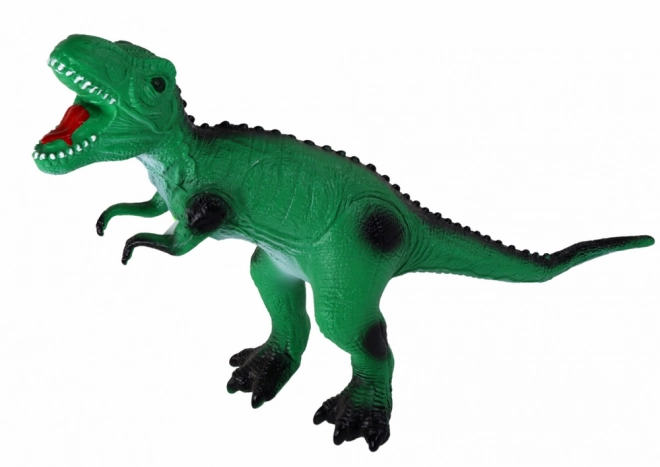 Figurină mare dinozaur Tyrannosaurus cu sunet 38 cm verde