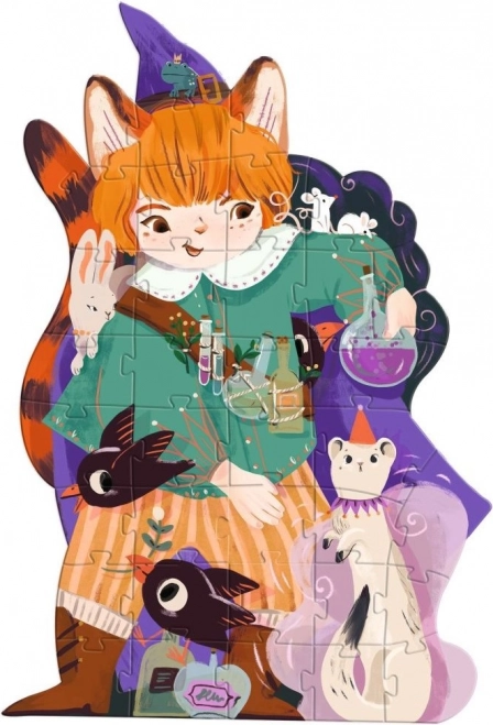 Djeco puzzle gigant vrăjitorul Pio – 36 piese