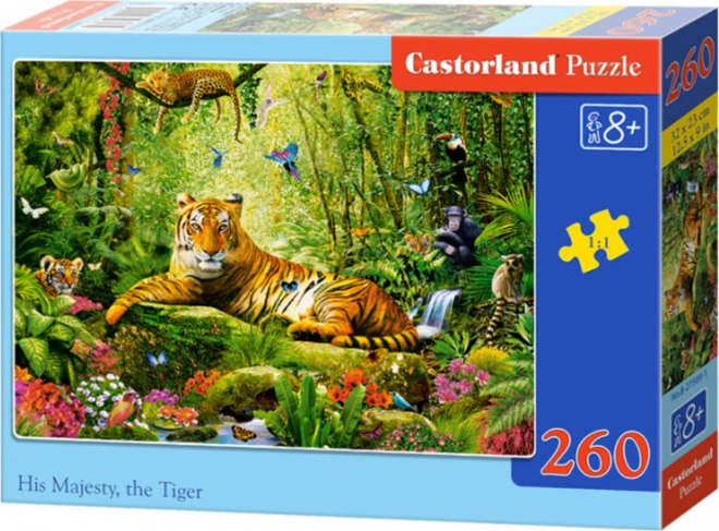 Puzzle Castorland Majestatea Tigrului 260 piese