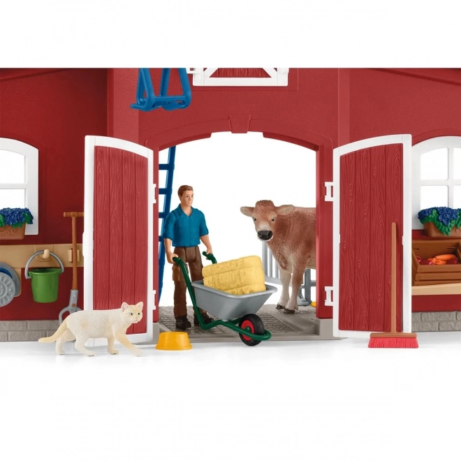 Set figurine marele hambar cu animale și accesorii Farm World