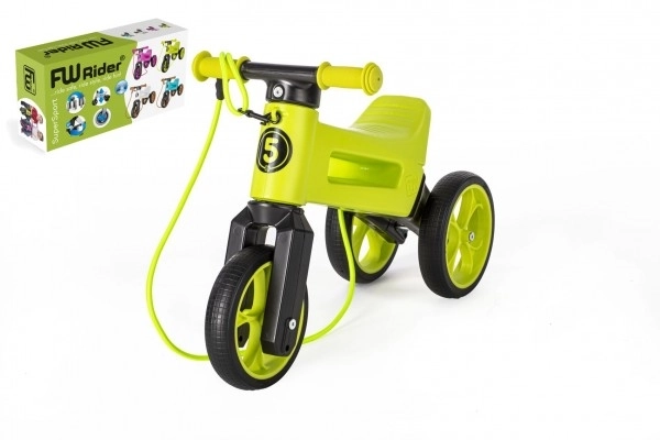 bicicletă fără pedale funny wheels supersport 2v1 portocalie – Verde