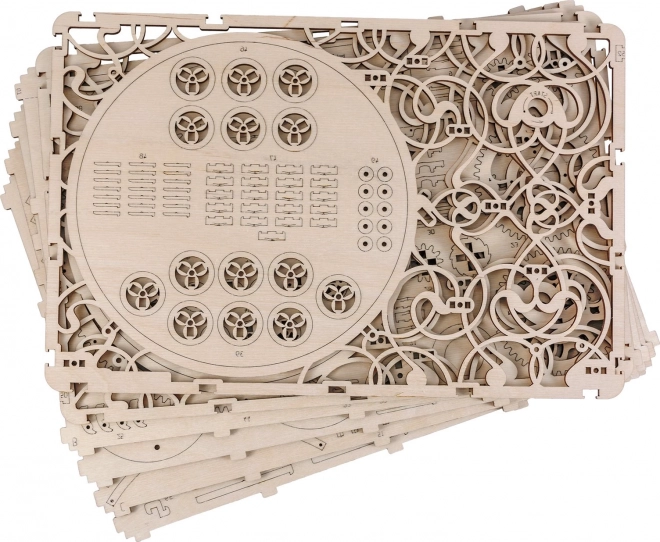 Tablou mecanic - puzzle 3D din lemn