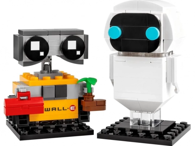 Set de construcție BrickHeadz EWA și WALL-E de la Disney Pixar