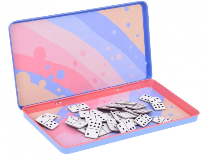 Joc de domino magnetic mini pentru călătorii