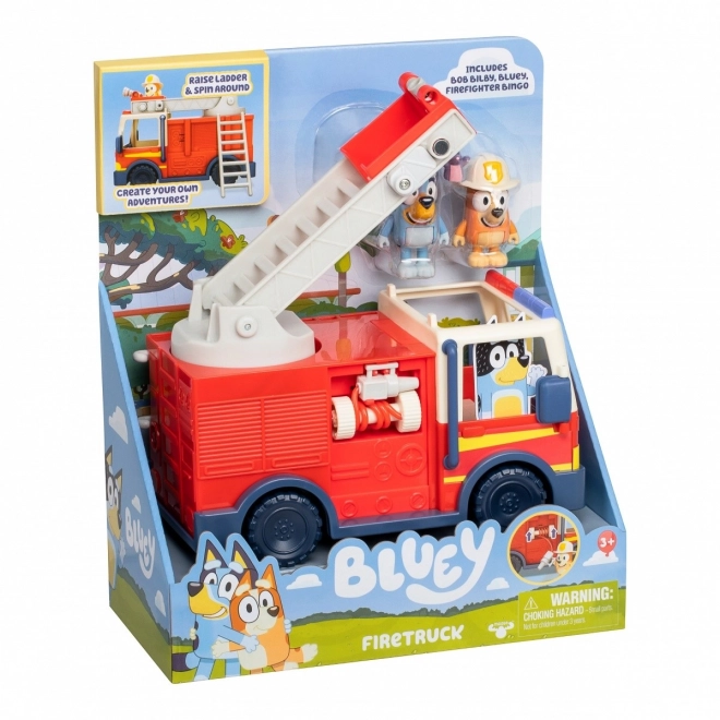Set figurine Bluey Mașină de pompieri